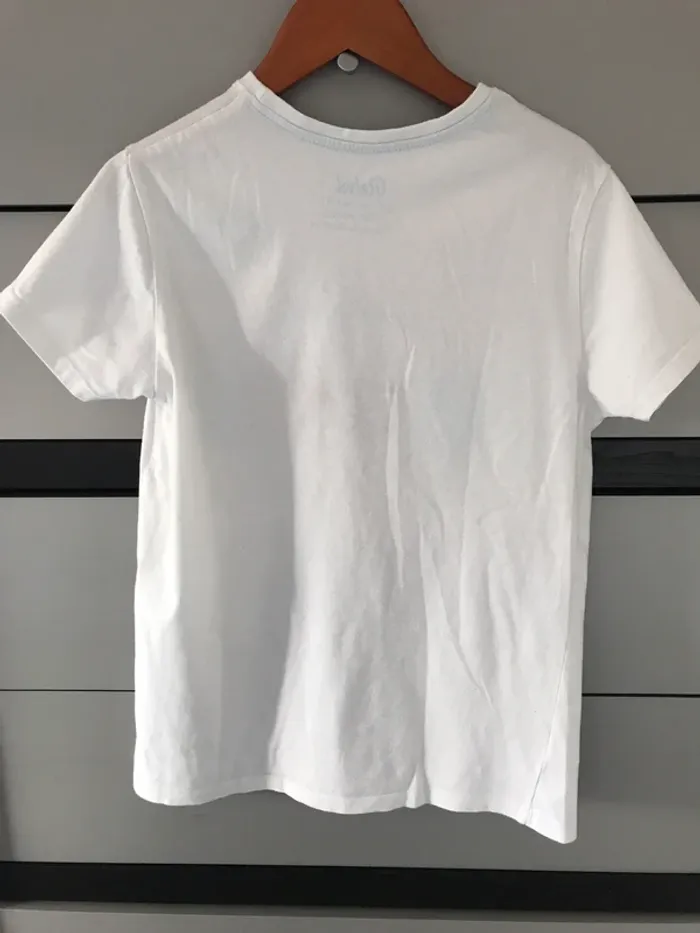 garçon t-shirt manches courtes primark 10 11 ans 146 cm blanc à motif singe - photo numéro 5