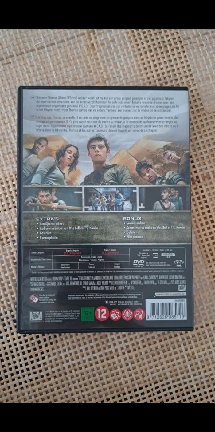 dvd the maze runner le labyrinthe - photo numéro 2