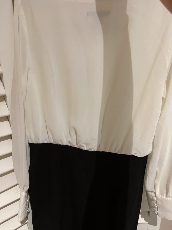 Robe chic soirée fête h&m bi matière neuve 38 - photo numéro 5