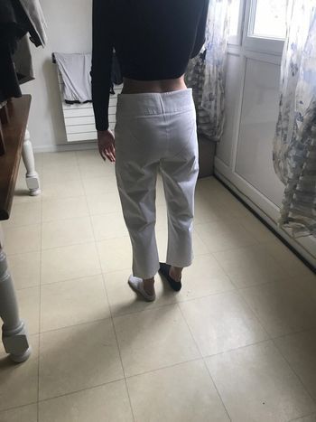 Pantalon court blanc