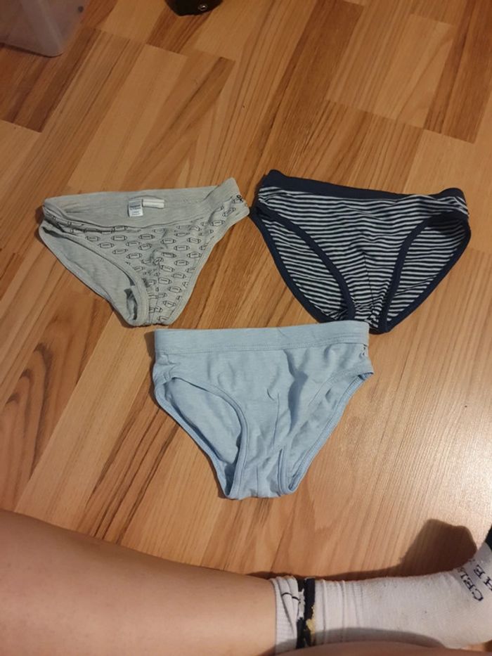 okaidi lot 3 sous vêtements 6 ans