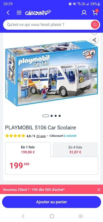 Bus playmobil city life