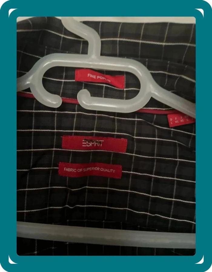 Chemise carreaux gris foncé - photo numéro 2