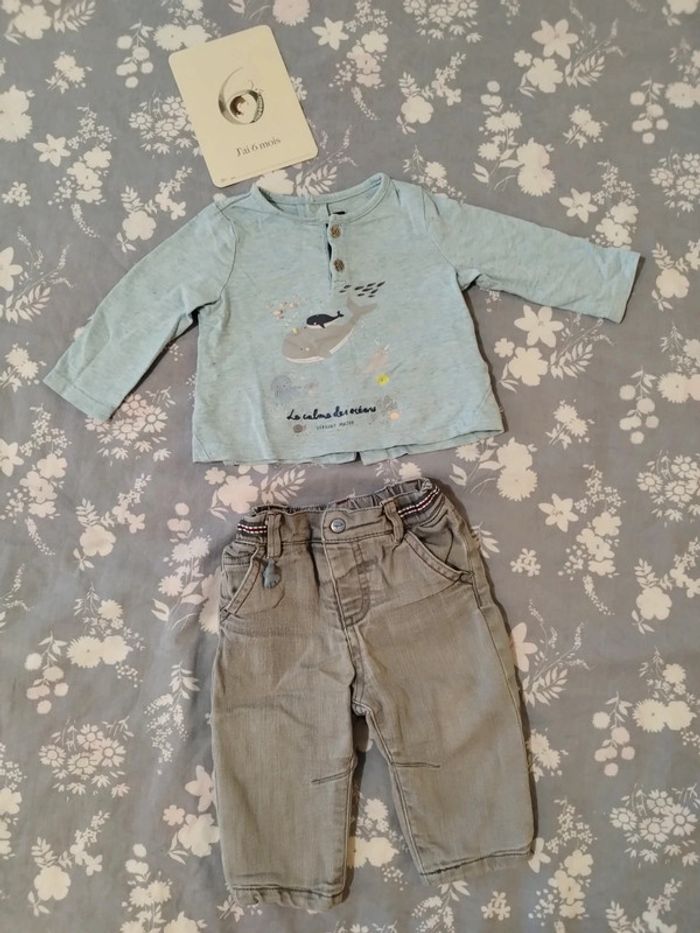 Superbe ensemble Sergent Major 6 mois