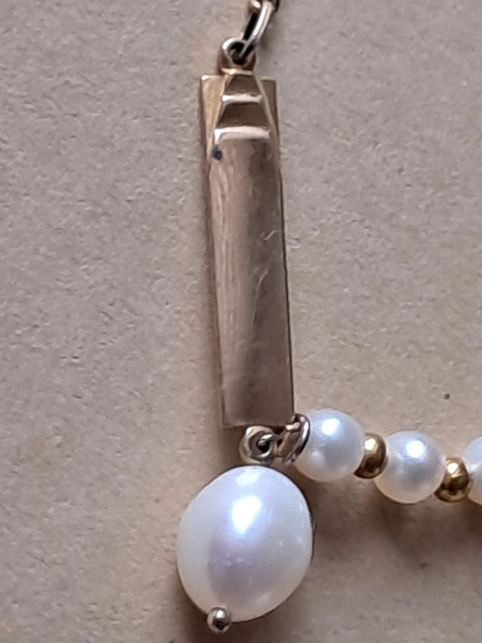 Ancienne gourmette art déco up cyclee - photo numéro 3