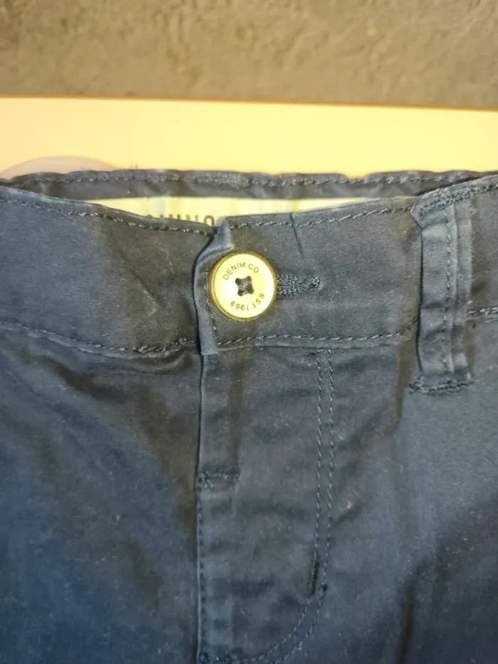 Pantalon chino garçon 4 5 ans 104 cm denim co - photo numéro 2