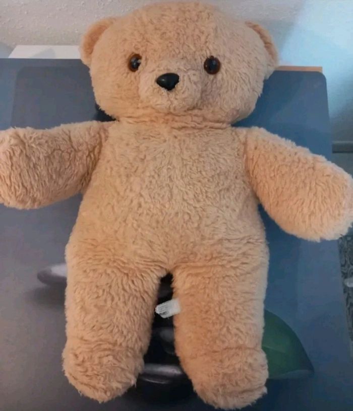 Peluche nounours ours vintage Ajena 48cm - photo numéro 4