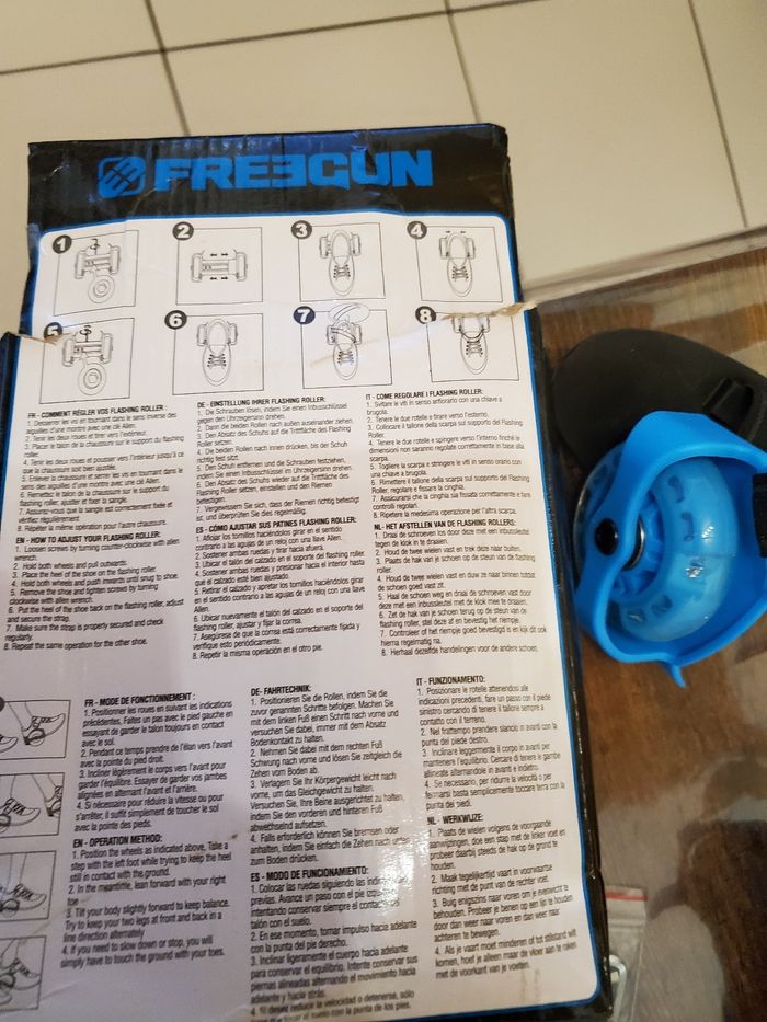 Roulettes chaussures freegun - photo numéro 6