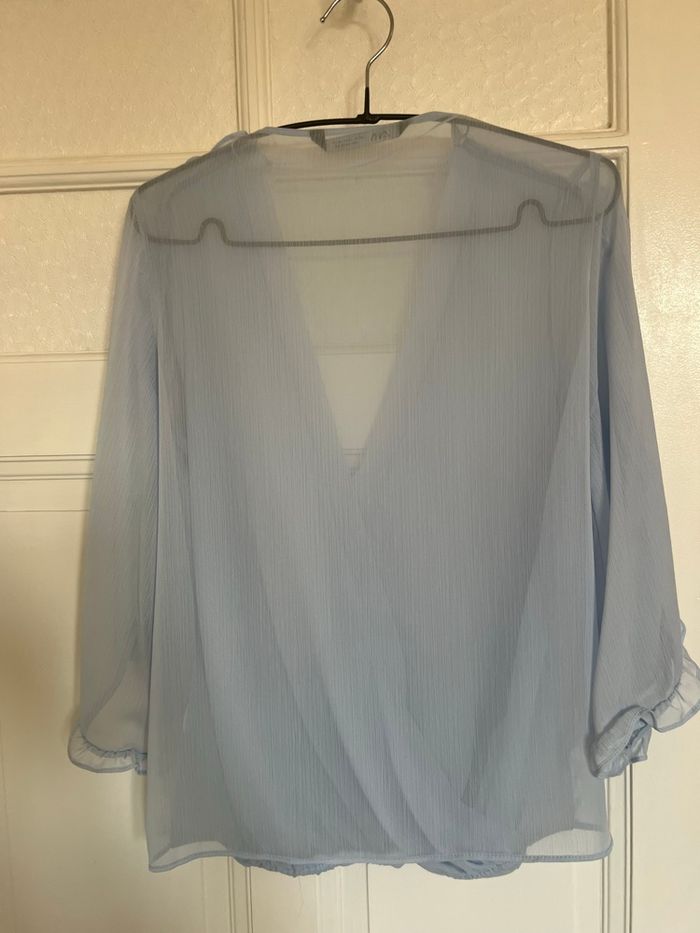 Blouse Zara bleu ciel taille XS - photo numéro 5