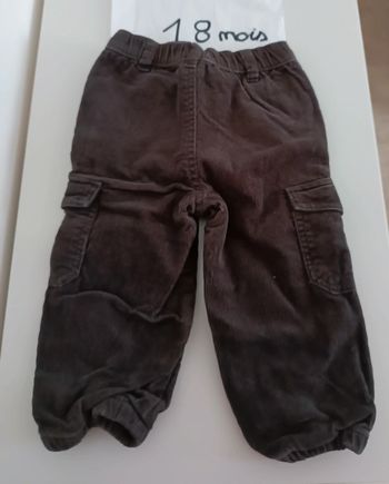 Pantalon velours 18 mois kimbaloo