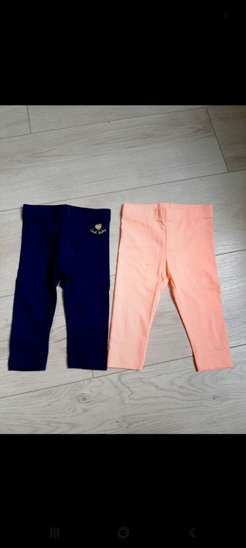 Lot 2 leggins 3/4