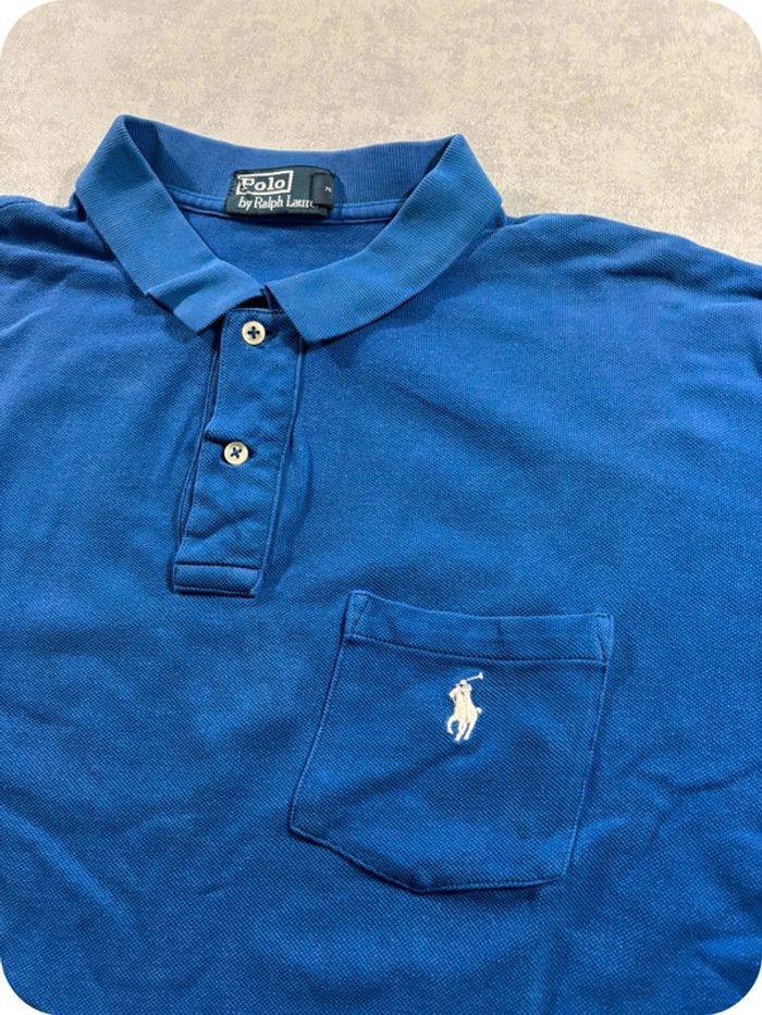 Ralph Lauren Bleu logo brodé blanc taille XL💙🤍 - photo numéro 2