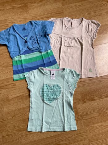 Lot 3 hauts manches courtes 3 ans