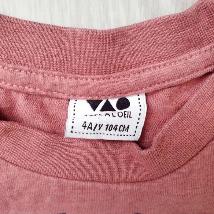 T-shirt vieux rose - Tape à l'œil - photo numéro 2