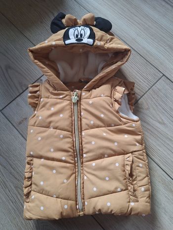 Manteau doudoune sans manches Disney 12 mois fille