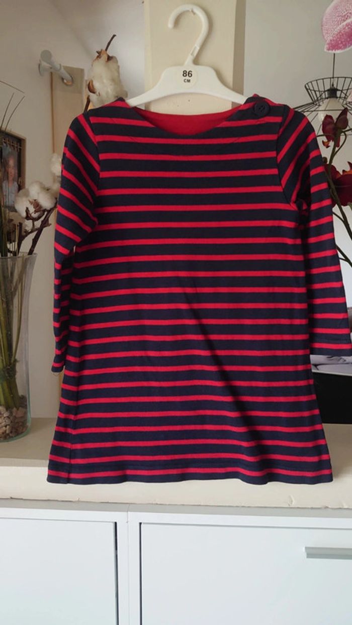 Robe marinière Petit Bateau