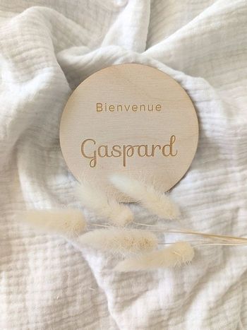 Carte de bienvenue Gaspard