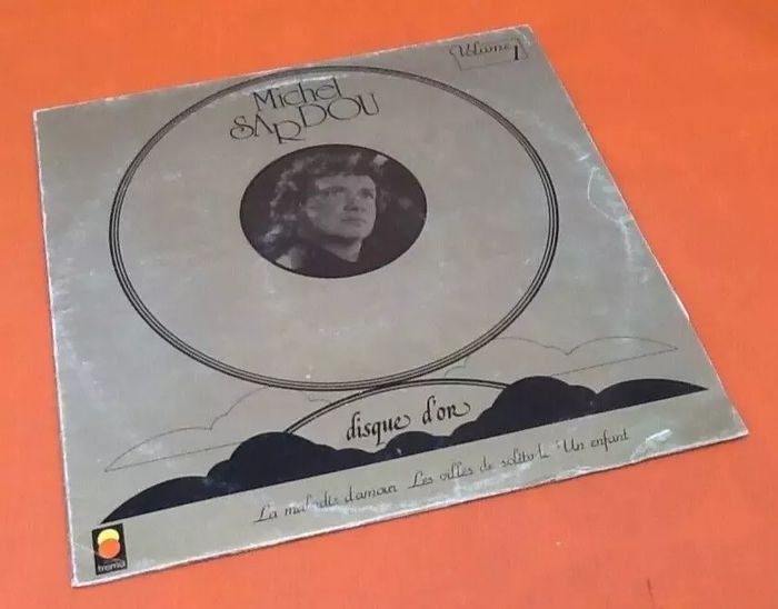 Vinyle 33 tours  Michel Sardou   La Maladie d' amour  disque d' or  (1977)  trema 310030 - photo numéro 2