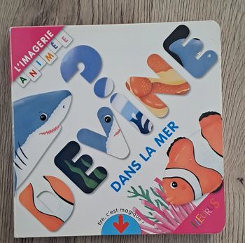Livre l'imagerie animée Devine dans la mer