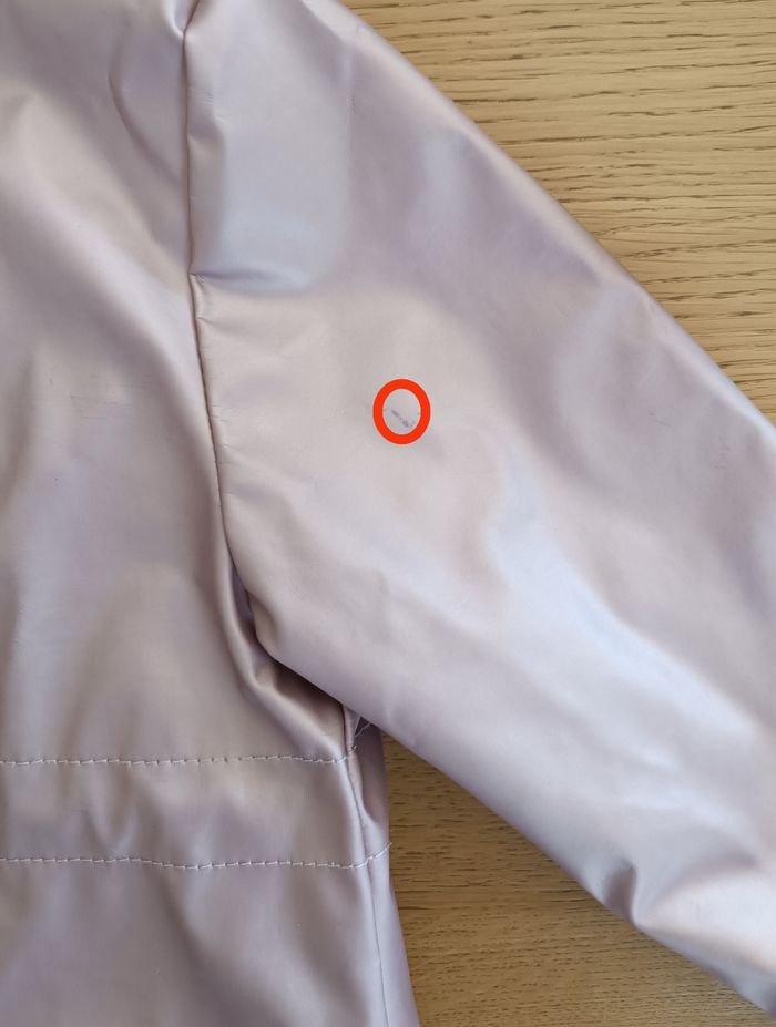 Ciré imperméable matelassé Hublot 3 ans 98 cm rose métallisé fille - photo numéro 10