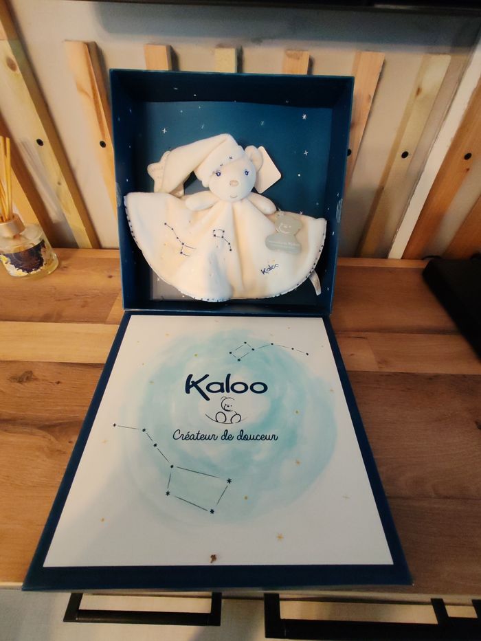 Ours kaloo neuf sans sa boit étoile bleue - photo numéro 1