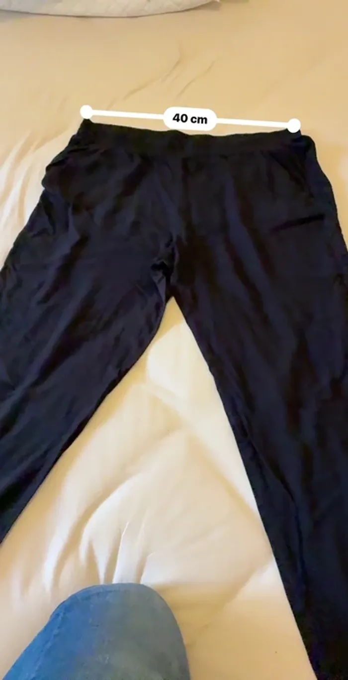 Pantalon léger noir Divided H&M - photo numéro 3
