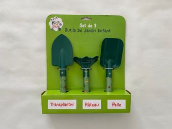 Set de 3 Outils de Jardin Enfant Kids Club – Article Neuf