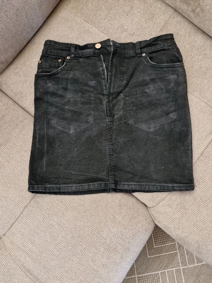 Jupe en jean noir