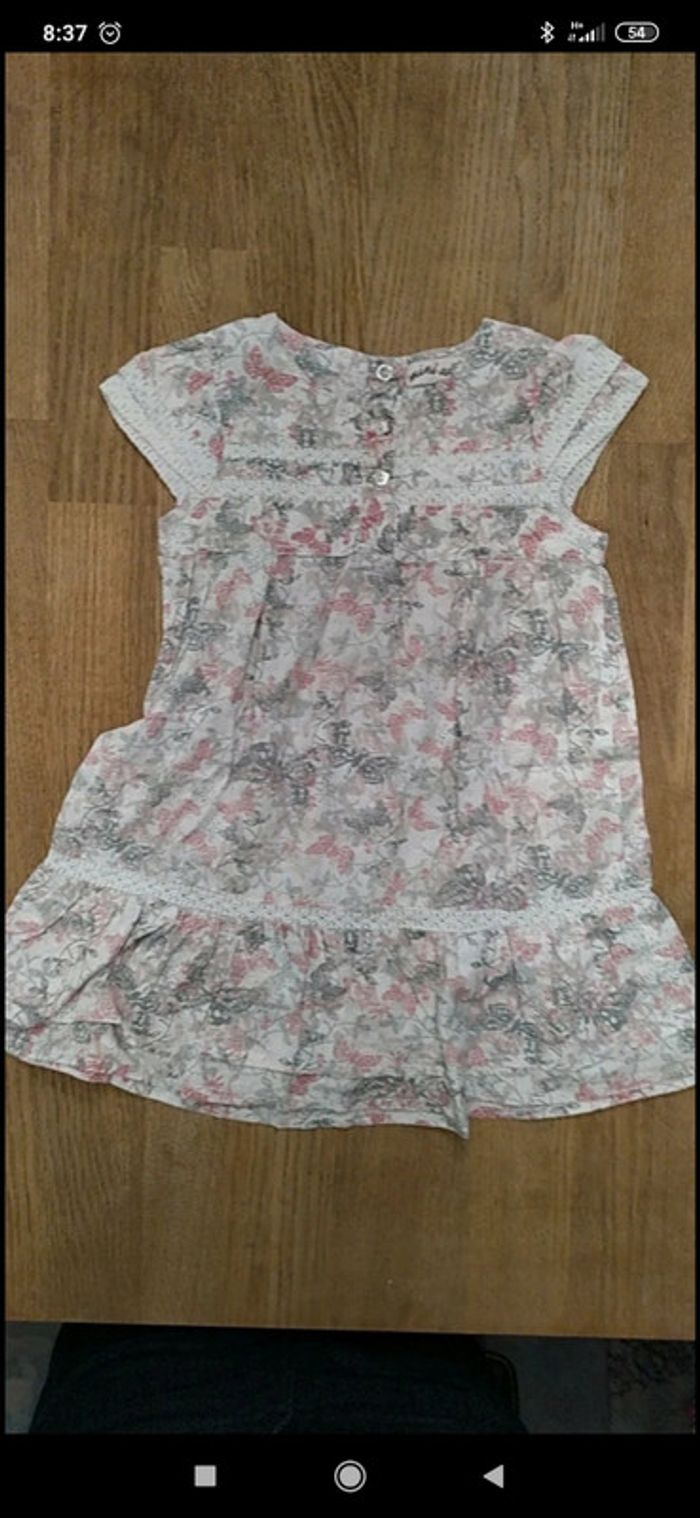 Robe papillon 2 ans