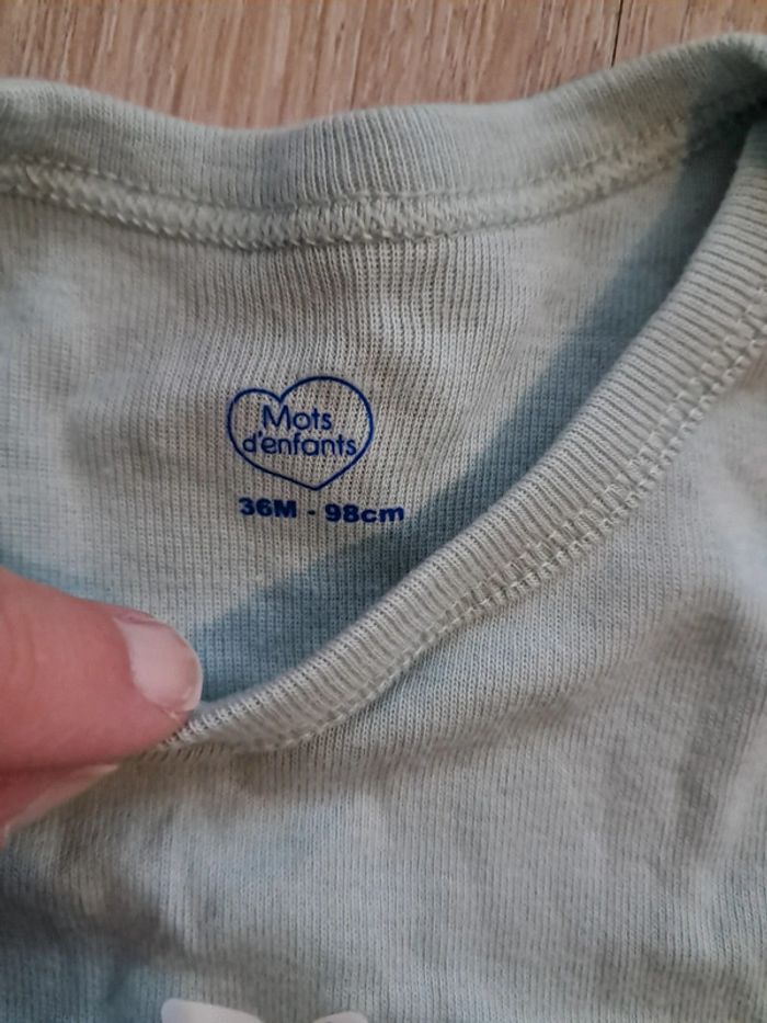 Body manches courtes tortue 36 mois - photo numéro 3