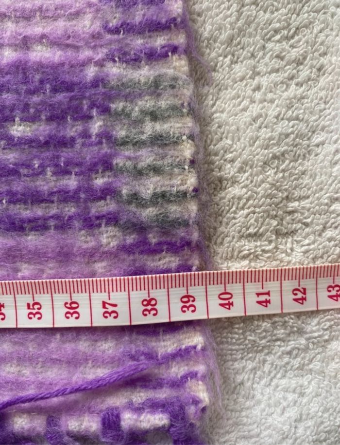 Écharpe violette - photo numéro 3