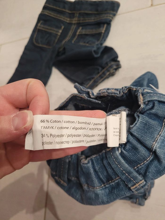 Lot jeans Tape à l'œil, taille 3 mois. - photo numéro 7