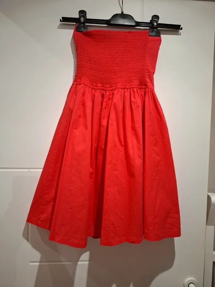 Robe bustier rose corail 38 Très bon état - photo numéro 4