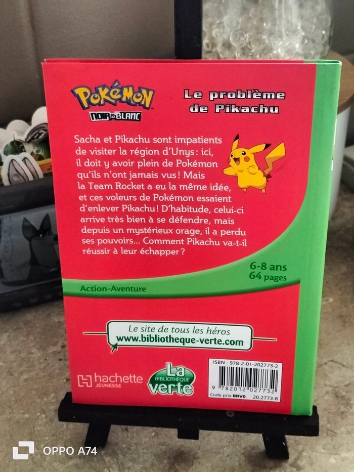 Livre Pokemon Noir et Blanc 🩷 Le problème de pikachu - photo numéro 2