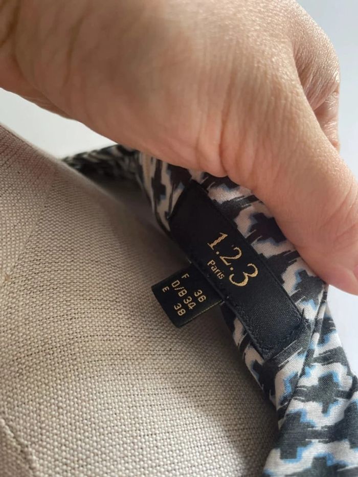 Robe 1.2.3 à motif géométrique – sans manches - photo numéro 7