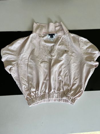 Crop top tommy hilfiger XL rose en très bon état