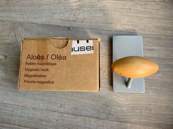 Patère magnétique Aloès - lot de deux