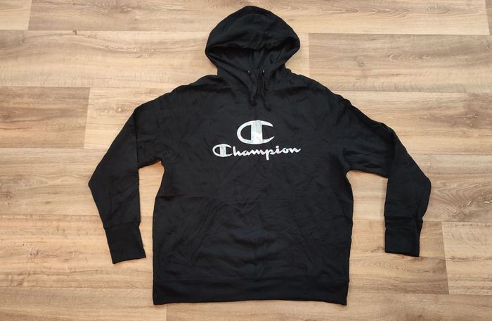 Vêtement Homme Sweatshirts Sweats pull à capuche noir Champion Authentic taille XL #Retrostreet - photo numéro 2