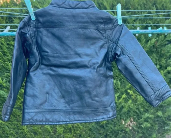 Veste en simili cuir enfant – 2 ans – In Extenso - photo numéro 4