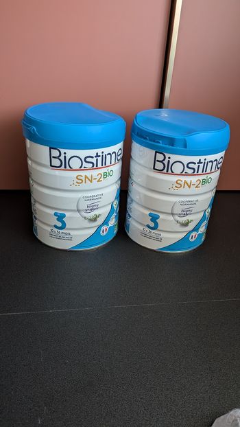 Lait biostime 3eme âge 