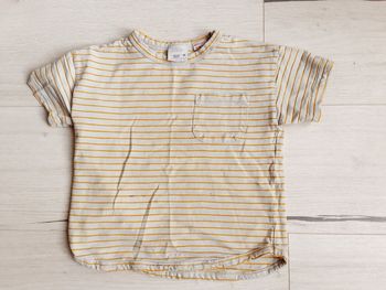Vêtement bébé garçon tee-shirt manches courtes rayé Zara 2 ans