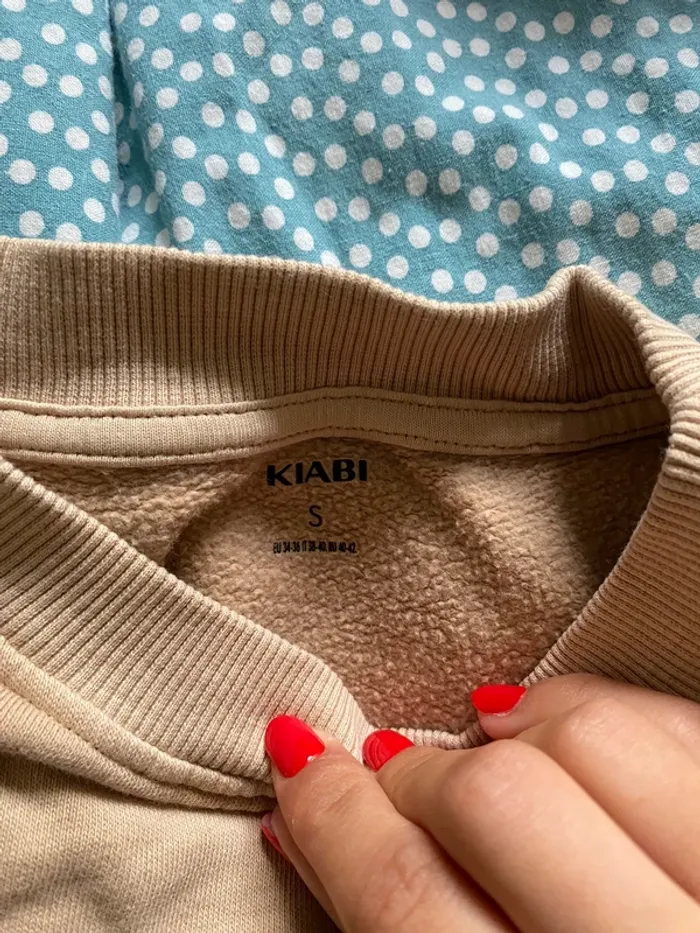 Sweat beige « Sandshell » Kiabi - photo numéro 7