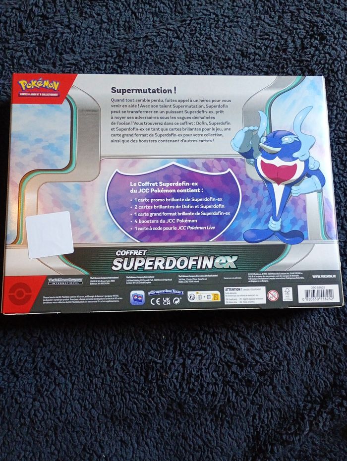 Pokémon Coffret Superdofin EX FR scellé + 4 boosters - photo numéro 2