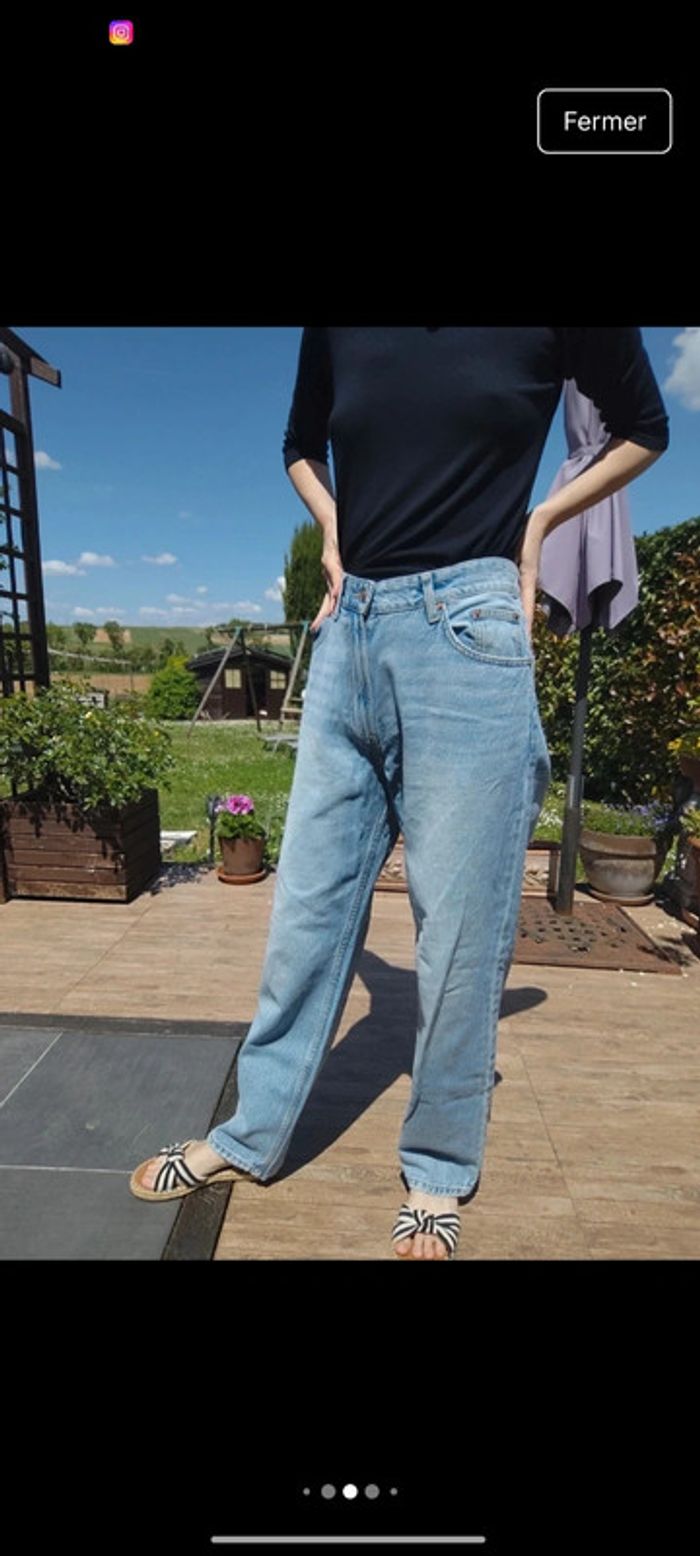 Jean droit T42 (Homme/femme) - Bershka - photo numéro 4