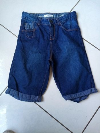 Bermuda fin en jean 8A