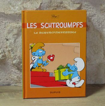 Livre Le Schtroumpfissime édité pour Total