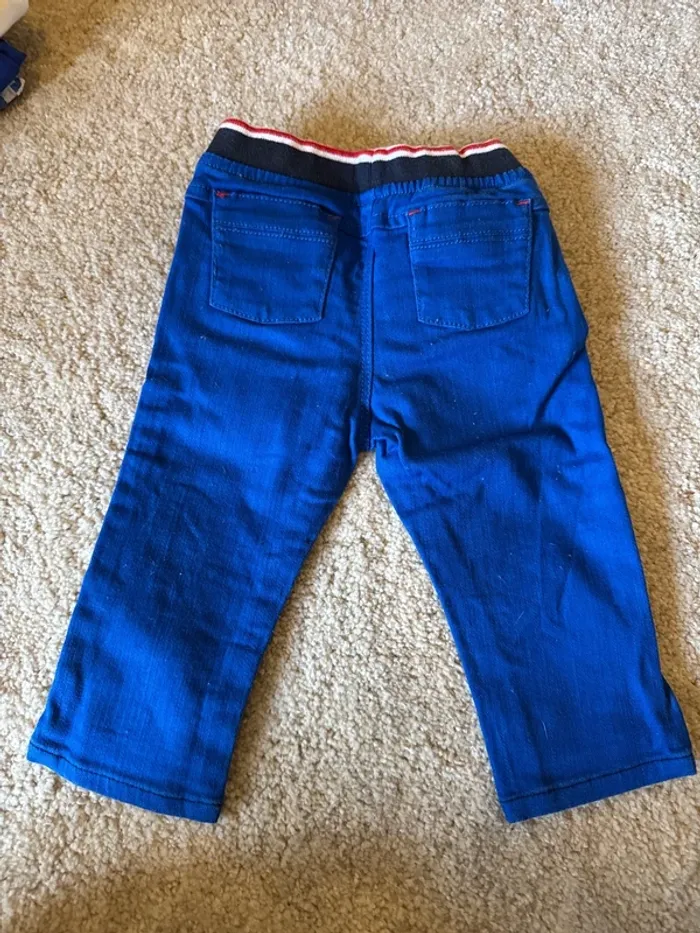 Pantalon bleu bébé - photo numéro 2