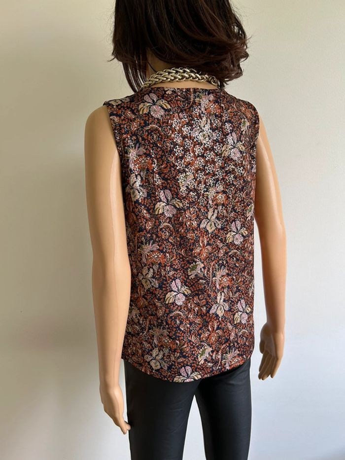 Blouse imprimée sans manches Morgan taille S jamais portée - photo numéro 8