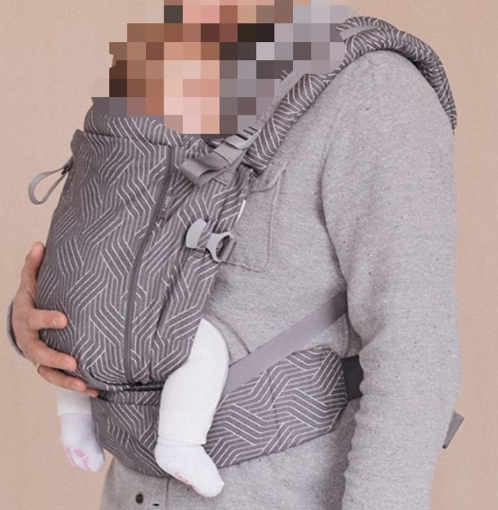 One wave porte-bébé physiologique nouveau né - photo numéro 3