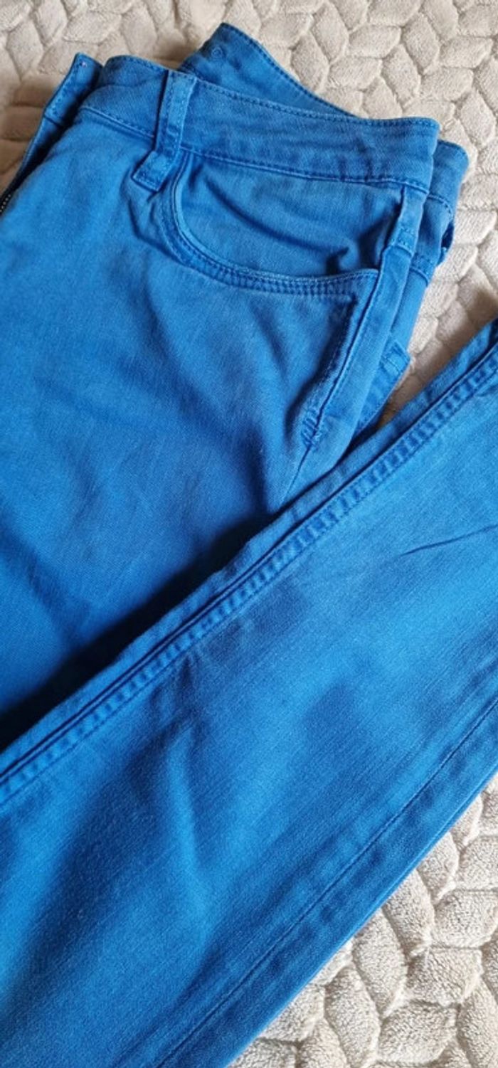 Jean skinny Sandro bleu taille 36 - photo numéro 5